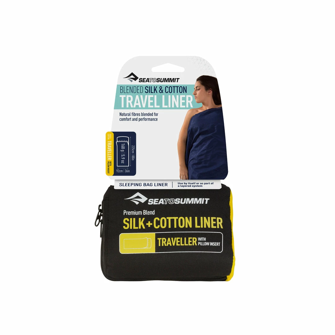 Deals 🎁 SEA TO SUMMIT Sleep Silk/Cotton - Traveller Liner ✨ 6 SEA TO SUMMIT Sleep Silk/Cotton - Traveller Liner
