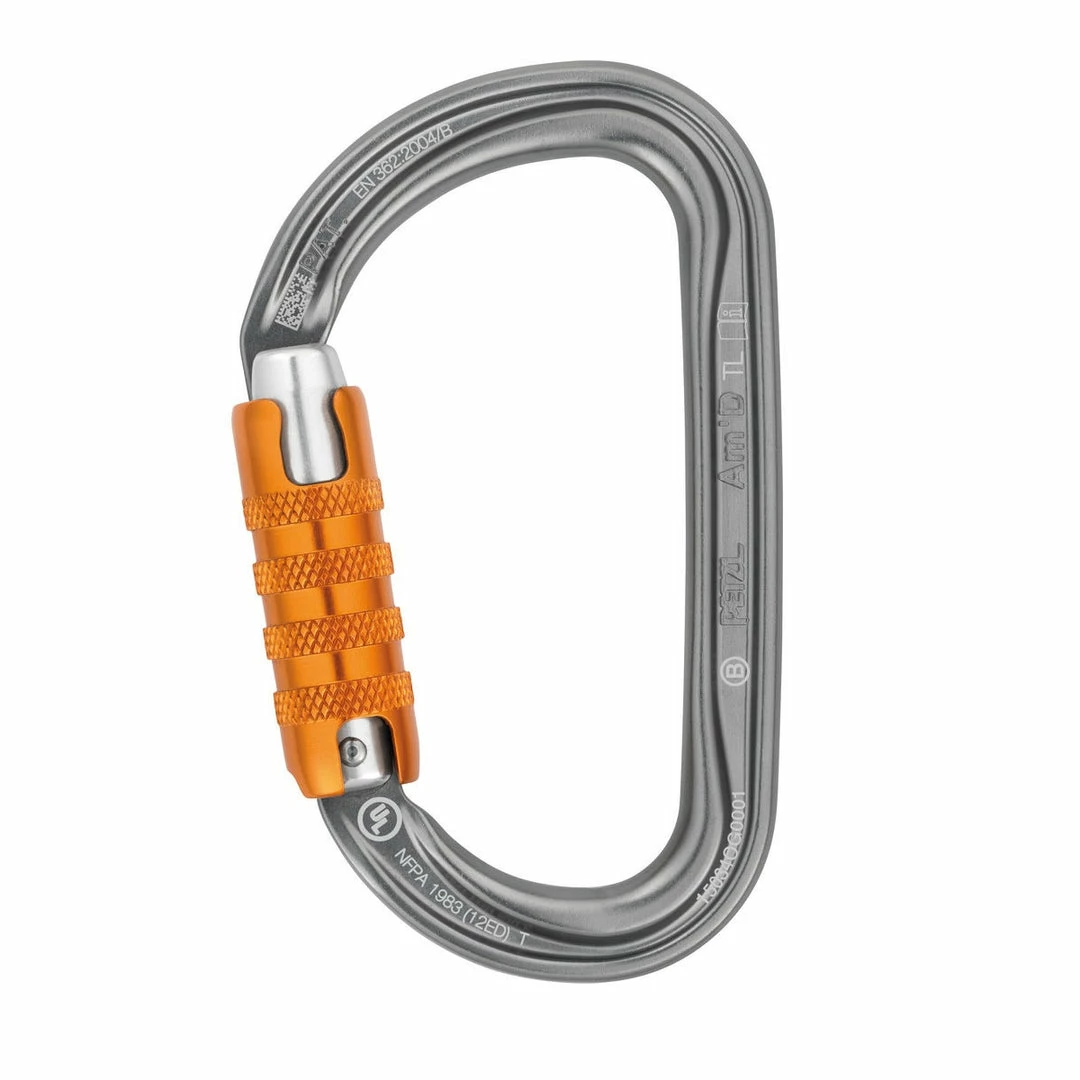 Best Sale 🥰 Petzl AM'D Triple-Action Carabiner 🔥 3 Petzl AM'D Triple-Action Carabiner