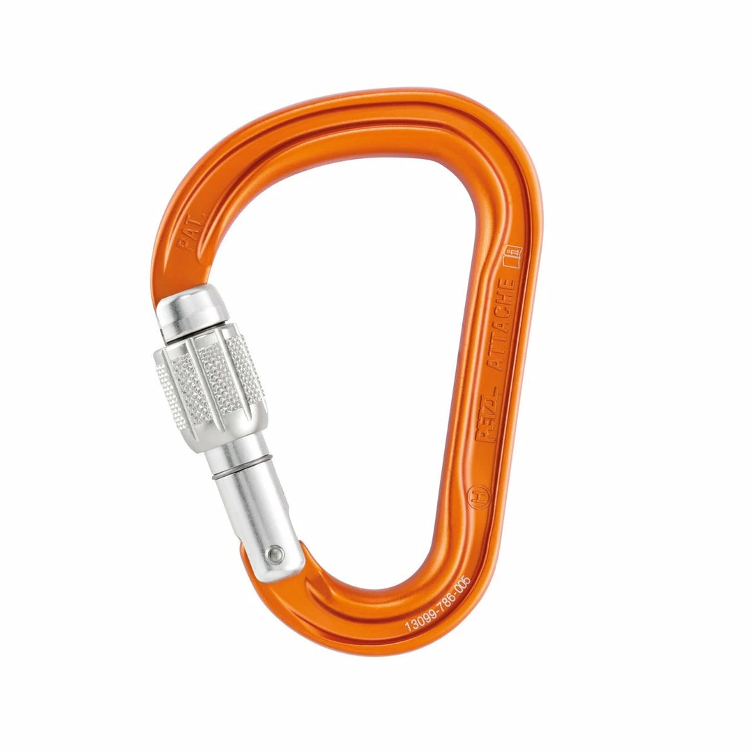 Flash Sale 🔔 Petzl Attache Screw-Lock Carabiner Hardware 😍 3 Petzl Attache Screw-Lock Carabiner Hardware