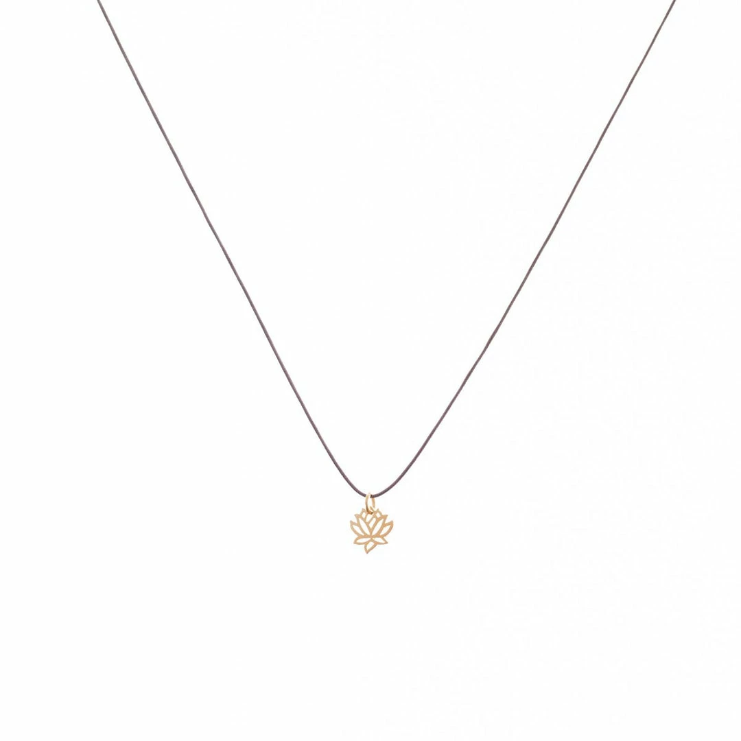 Buy 🎉 Bronwen Tiny Charm Lotus Necklace 💯 3 Bronwen Tiny Charm Lotus Necklace