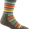 Darn Tough Women's Decade Stripe Micro Crew Midweight Hiking Sock Socks
