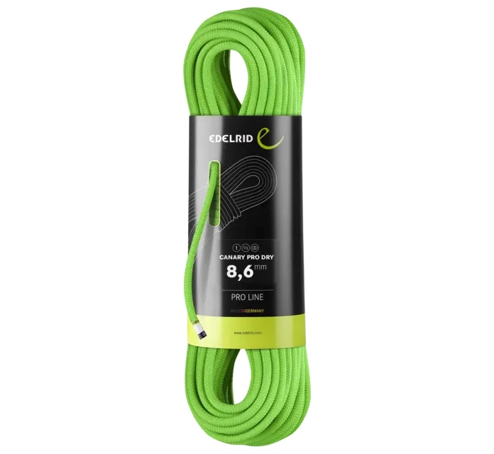 New 👏 Edelrid Canary Pro Dry 8.6mm 🎉 5 Edelrid Canary Pro Dry 8.6mm