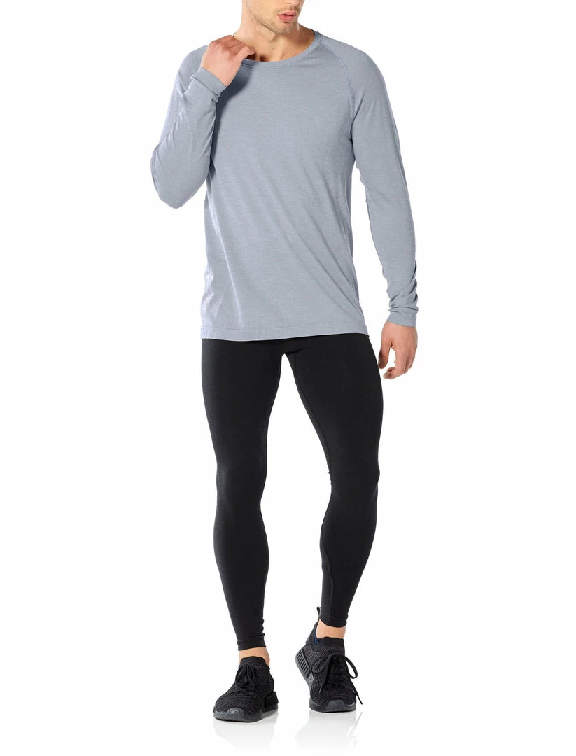 Brand new ⌛ Icebreaker Men's Motion Seamless Long Sleeve Crewe 👍 5 Icebreaker Men's Motion Seamless Long Sleeve Crewe