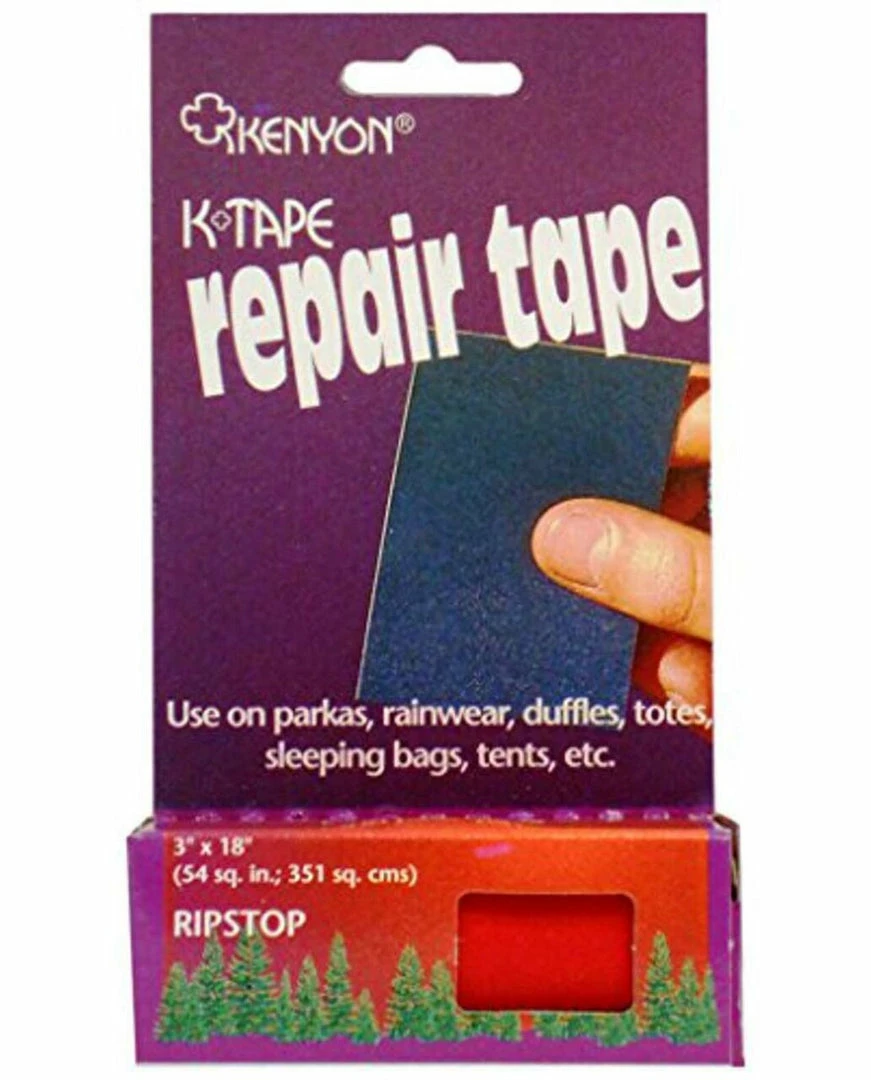Outlet 🥰 KENYON K-Tape Ripstop Repair Tape-Red 🛒 3 KENYON K-Tape Ripstop Repair Tape-Red
