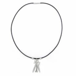 Lilo Collections Skis And Poles Necklace Accessories