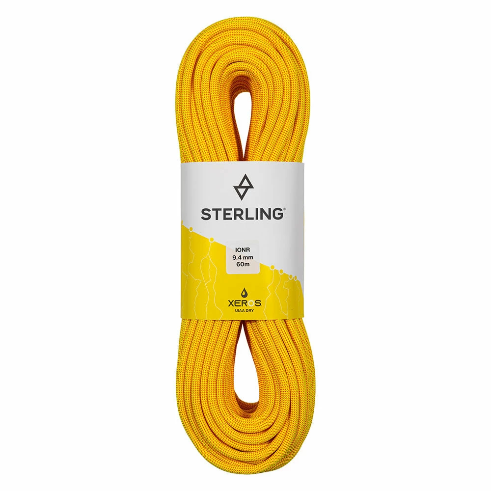 Deals ⭐ Ropes, Slings, Bags & Packs Sterling 9.4mm Ion R XEROS Dry Rope ⭐ 3 Ropes, Slings, Bags & Packs Sterling 9.4mm Ion R XEROS Dry Rope
