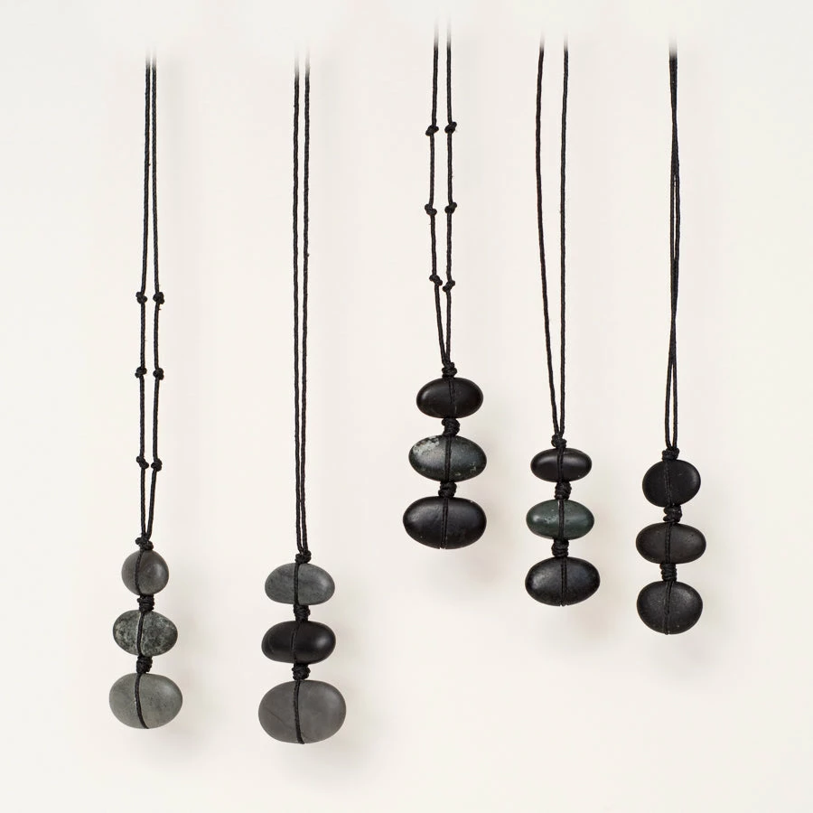 Cheap 👍 Suspended Stones Trio Pendant Necklace Accessories ❤️ 4 Suspended Stones Trio Pendant Necklace Accessories