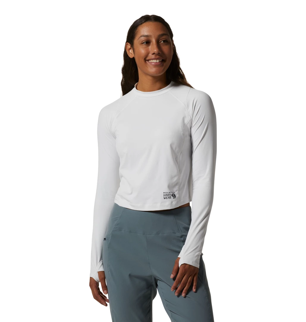 Cheap 👍 Mountain Hardwear 👩 Women's Crater Lake Long Sleeve Crop ⌛ 7 Mountain Hardwear Women's Crater Lake Long Sleeve Crop