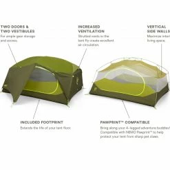 NEMO Aurora 3 Person Tent & Footprint Tents & Shelters
