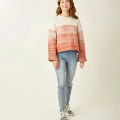 Carve Designs Women's Estes Ombre Sweater